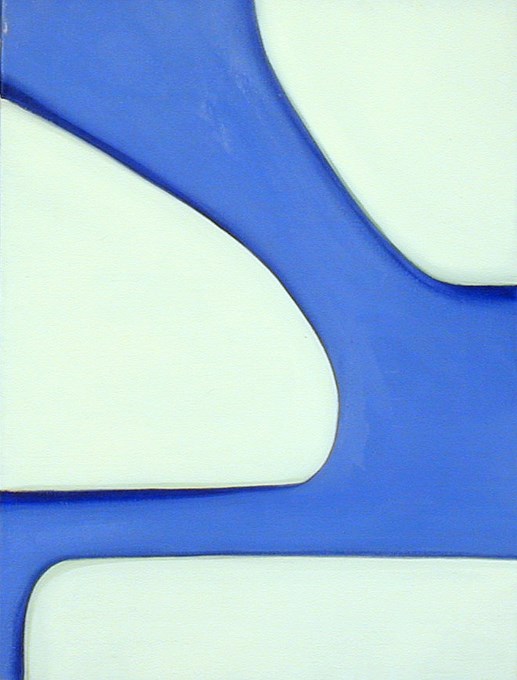 Particle 1, 2000/01, oilpaint on canvas, 30x40 cm. © Robin Vermeersch