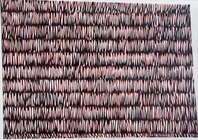 Wandering The Fields IV, 2008, kleurpotlood op papier, 21x30cm © Robin Vermeersch