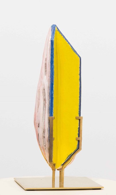 Gino 2, 2020, keramiek, koper, 31x16x16 cm  (foto Jelle Vans) © Robin Vermeersch