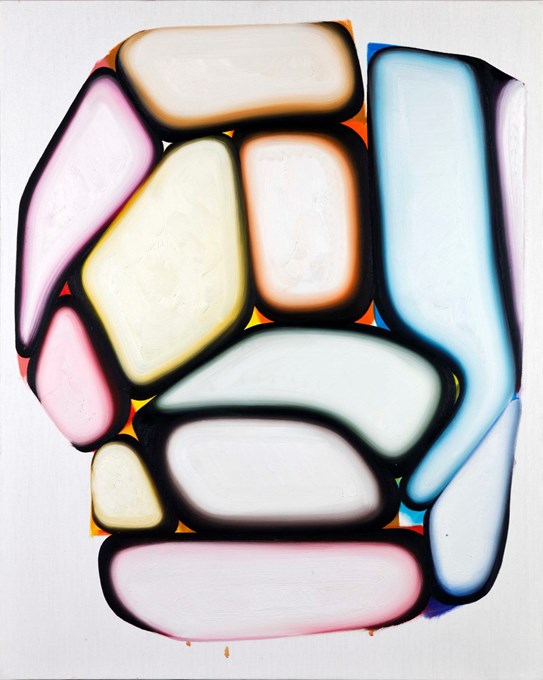 Stacked, 2010, oilpaint on canvas, 50x70 cm © Robin Vermeersch