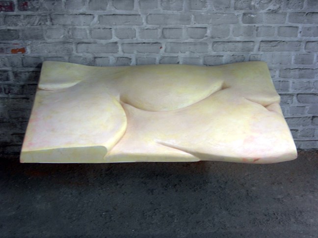 Big waxlandscape, 2005, wax, plaster, 120x67x22cm © Robin Vermeersch
