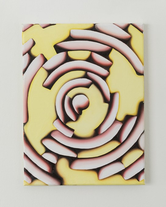 Spiral 1,  2018, Olieverf op doek, 30x40 cm © Robin Vermeersch