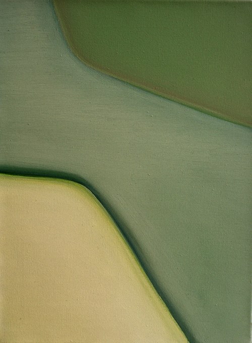 Particle 13, 2000/01, oilpaint on canvas, 30x40 cm. © Robin Vermeersch