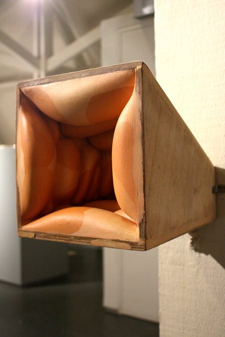 Pipe, 2008, hout, epoxy, 38x25x25 cm © Robin Vermeersch