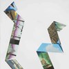 Folded landscape 2, 2021, collage &acrylmarker, 80 x 57 cm (picture David Samyn) © Robin Vermeersch